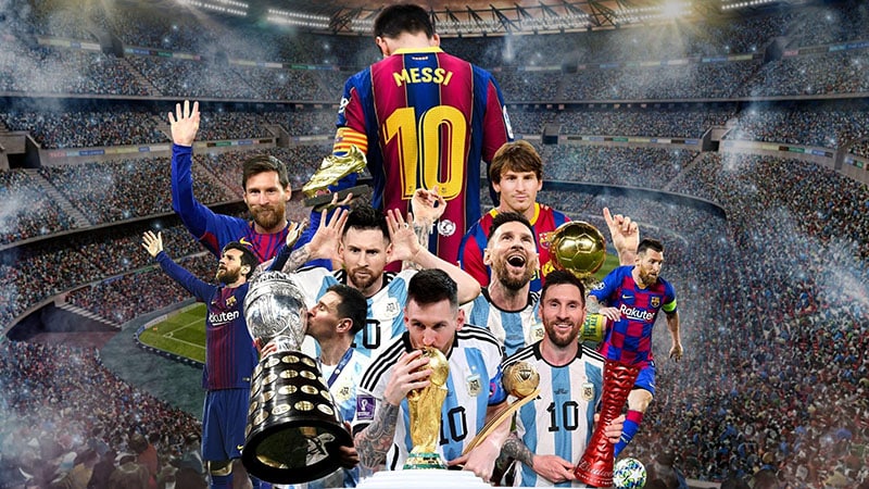 Lionel Messi có sự nghiệp huy hoàng 